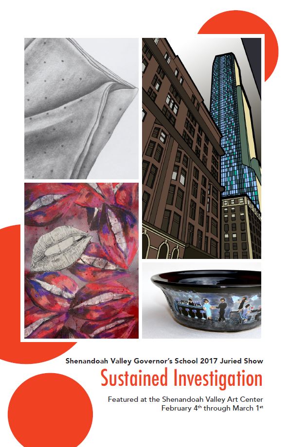 SVGS Art Exhibit at the Shenandoah Valley Art Center, Opening Reception Feb. 4